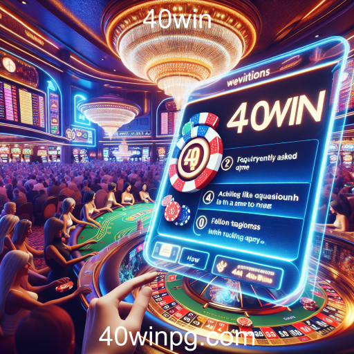 Descubra Tudo sobre Jogos na Categoria de Perguntas Frequentes do 40win